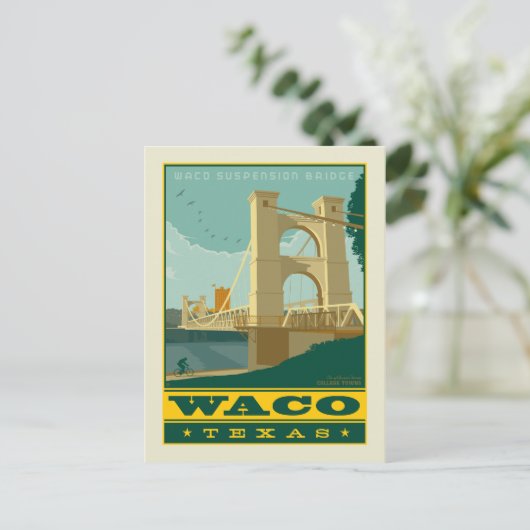 Waco, Texas Briefkaart (Staand voorkant)