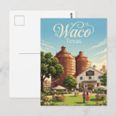 Waco, Texas Briefkaart (Voorkant / Achterkant)