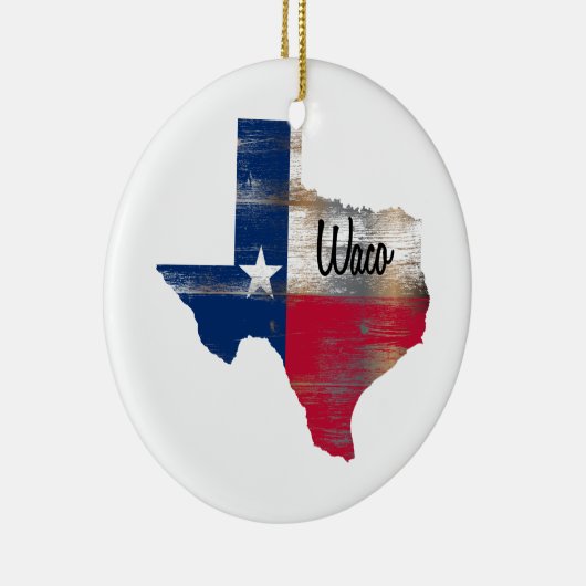 Waco Texas Keramisch Ornament (Rechts)