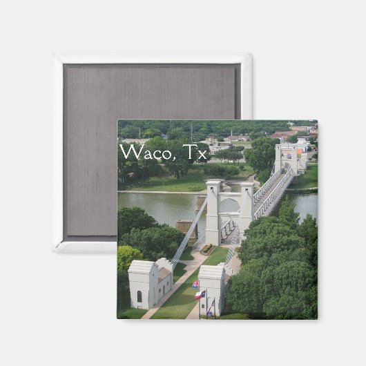 Waco, Texas magnet (Voorkant / Achterkant)