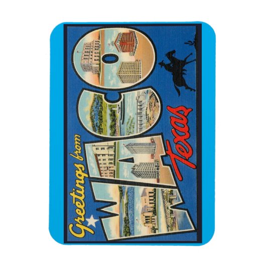 Waco Texas Magnet Magneet (Verticaal)