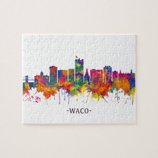 Waco Texas Skyline Legpuzzel (Horizontaal)