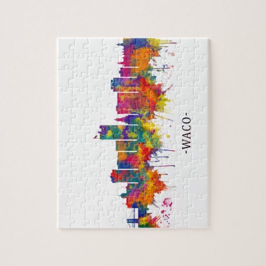 Waco Texas Skyline Legpuzzel (Verticaal)