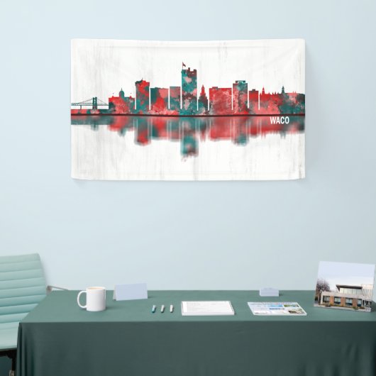Waco Texas Skyline Spandoek (Beurs)