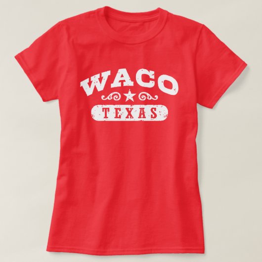 Waco Texas T-shirt (Design voorkant)