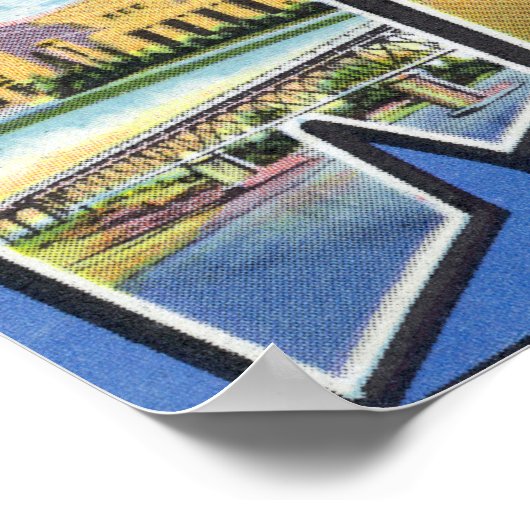 Waco, TexasLarge Letter ScenesWaco, TX 2 Poster (Hoek)