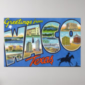 Waco, TexasLarge Letter ScenesWaco, TX 2 Poster (Voorkant)