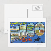 Waco, TexasLarge Letter ScenesWaco, TX Briefkaart (Voorkant / Achterkant)