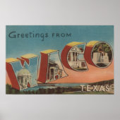 Waco, TexasLarge Letter ScenesWaco, TX Poster (Voorkant)