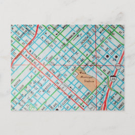 Waco, TX  Map Briefkaart