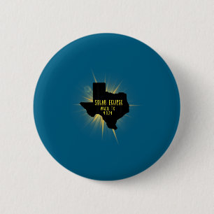 Waco Tx Zonsverduistering Totale Vormgeving Ronde Button 5,7 Cm