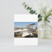 Waco-vliegtuig Briefkaart (Staand voorkant)