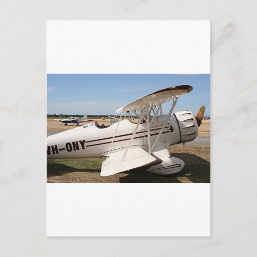Waco-vliegtuig Briefkaart (Voorkant)
