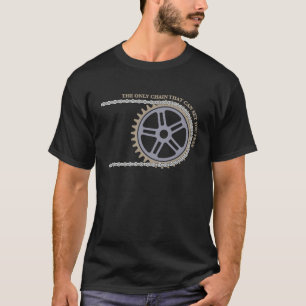 WAD BIKE MT BIKES BMX TRIALS RIJDEN DE ENIGE KETEN T-SHIRT