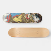 Wada yoshimori tomoe gozen yamabuki woodblock art persoonlijk skateboard (Horizontaal)