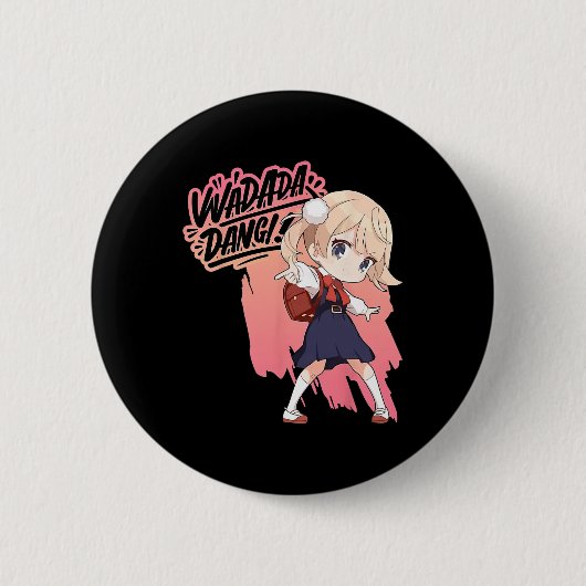 Wadada Dang Shigure Ui Loli Dans Anime Gi Ronde Button 5,7 Cm (Voorkant)