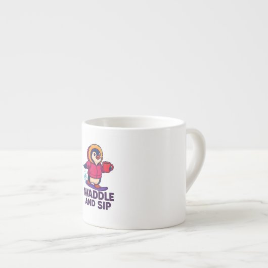 Waddle and Sip   Espresso Kop (Voorkant rechts)
