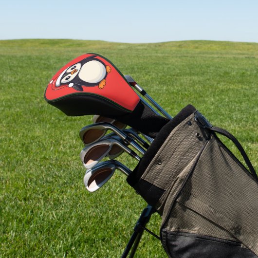 Waddle Claus Golfheadcover (Insitu)