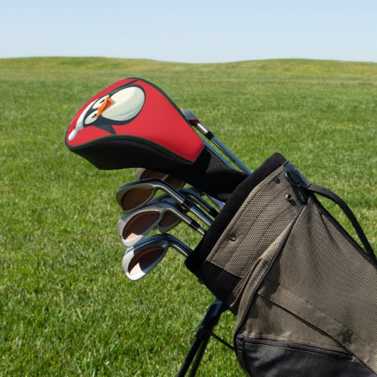 Waddle Claus Golfheadcover (Insitu)