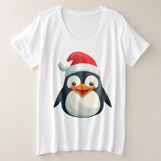 Waddle Claus Grote Maat T-shirt (Design voorkant)
