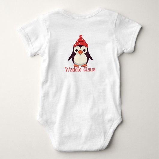 Waddle Claus Romper (Achterkant)