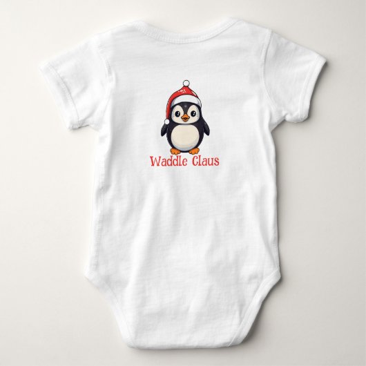 Waddle Claus Romper (Achterkant)
