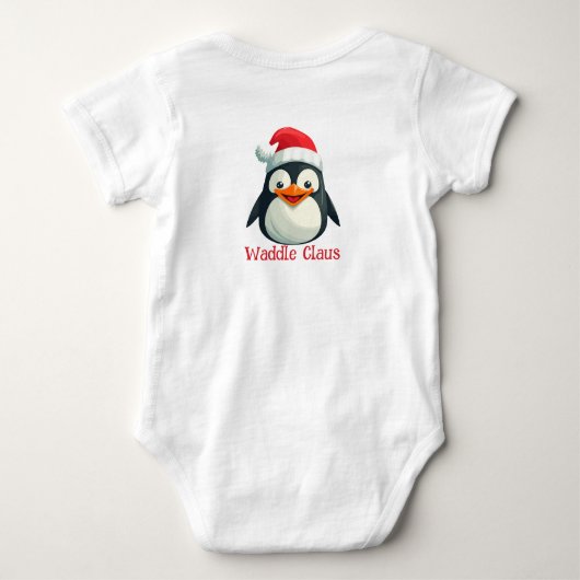 Waddle Claus Romper (Achterkant)