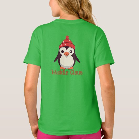 Waddle Claus T-shirt (Achterkant)