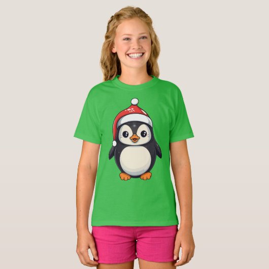 Waddle Claus T-shirt (Voorkant volledig)