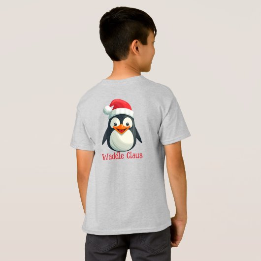 Waddle Claus T-shirt (Achterkant volledig)