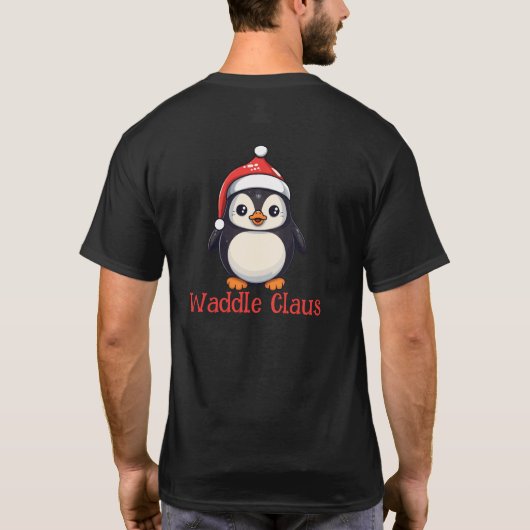 Waddle Claus T-shirt (Achterkant)