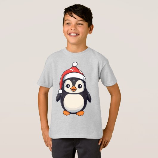 Waddle Claus T-shirt (Voorkant volledig)