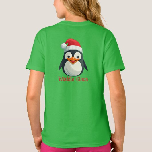 Waddle Claus T-shirt (Achterkant)