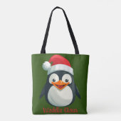 Waddle Claus Tote Bag (Achterkant)