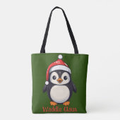 Waddle Claus Tote Bag (Achterkant)