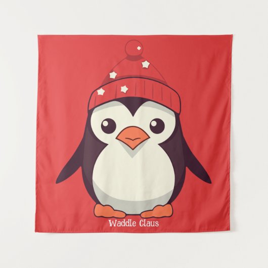 Waddle Claus Wandkleed (Voorkant)