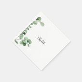 Waddle dan Swaddle Eucalyptus Baby shower Servet (Hoek)