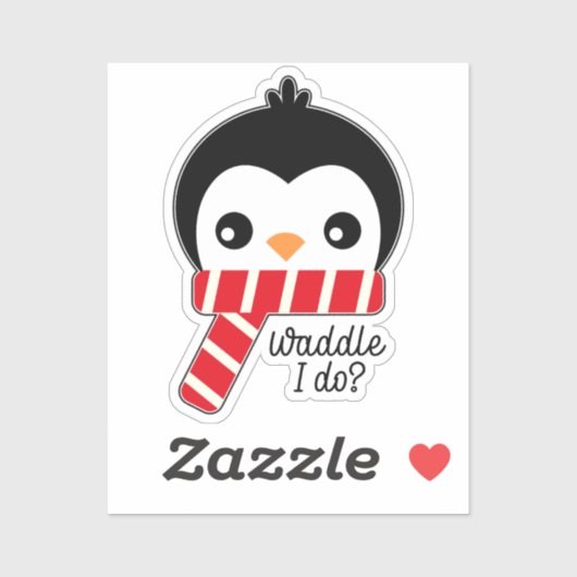 Waddle dat ik doe? sticker (Vel)