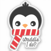 Waddle dat ik doe? sticker (Voorkant)