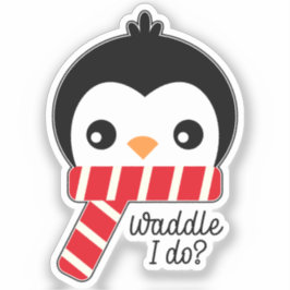 Waddle dat ik doe? sticker