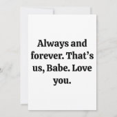 Waddle die ik doe zonder jou persoonlijke liefdesK Bedankkaart (Achterkant)