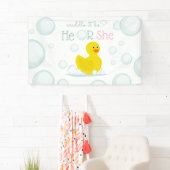 Waddle het is een donker geslacht roze horizontaal spandoek (Insitu)