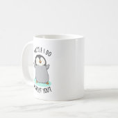 Waddle I do without You Funny Penguin Pun Koffiemok (Voorkant links)