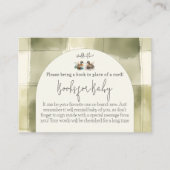 Waddle It Be Duck Gender Reveal Boeken voor Baby Informatiekaartje (Voorkant)