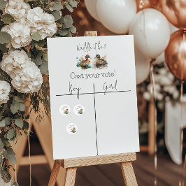 Waddle It Be Duck Genderonthulling Team Boy Stemme Magneet