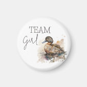 Waddle It Be Duck Geslacht onthullen Team Girl Ste Magneet (Voorkant)