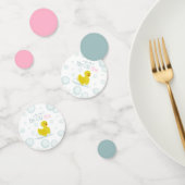 Waddle it Be Gender Reveal Rubber Duck Bubbles Confetti (Groep)