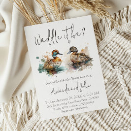 Waddle It Be Hunting Mallard Duck Genderonthulling Kaart