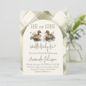 Waddle It Be Mallard Duck Genderonthulling Kaart (Staand voorkant)