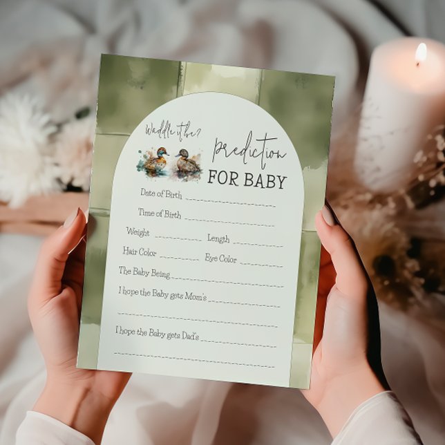 Waddle It Be Mallard Duck Genderonthulling Voorspe (Creator heeft geüpload)